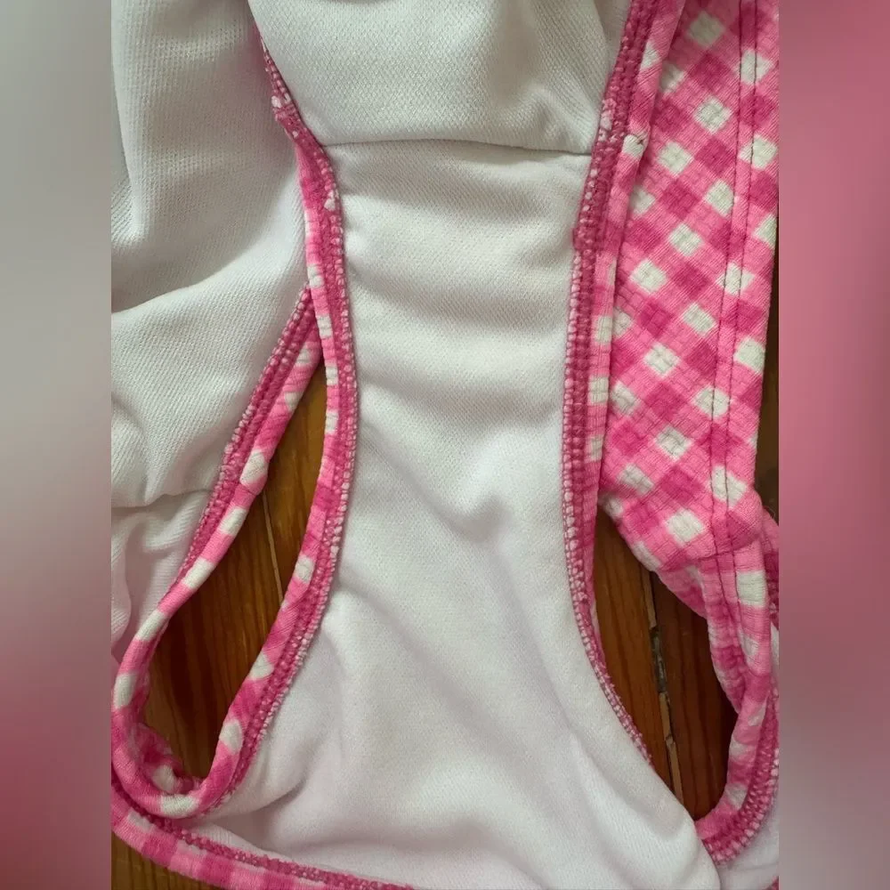 Cat and Jack Pink Gingham Bikini